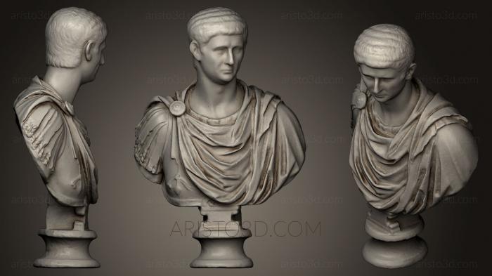 Busts and bas-reliefs of famous people (BUSTC_0752) 3D model for CNC machine